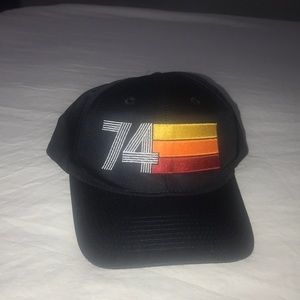 74 Black Velcro Cap